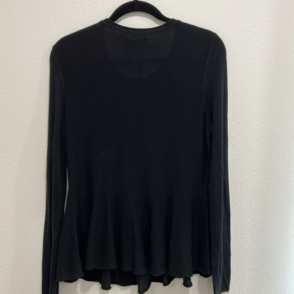 Peruvian Connection Pullover Bell Sleeves and Peplum Waist - Picture 3 of 3